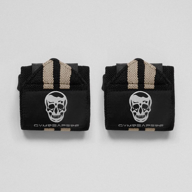 Wrist Wraps - 18" Weightlifting Wrist Support - Desert Sand