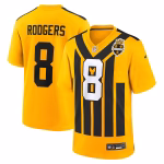 Men's Pittsburgh Steelers Aaron Rodgers Nike Gold Alternate 1933 Throwback Game Jersey