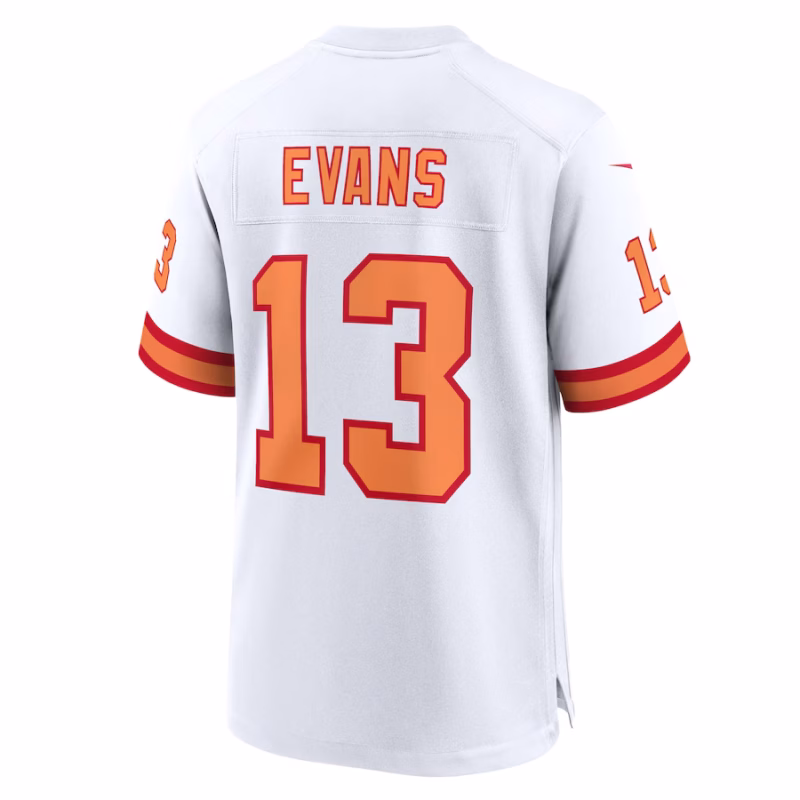 Men's '76 Tampa Bay Buccaneers Mike Evans Nike White 50th Season Game Jersey - Image 3
