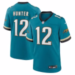 Men's Jacksonville Jaguars Travis Hunter Nike Teal 2025 NFL Draft First Round Pick 2nd Alternate Game Jersey