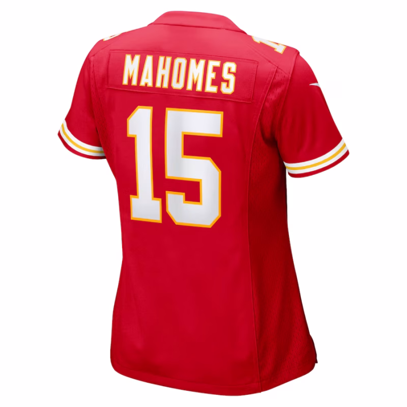 Women's Kansas City Chiefs Patrick Mahomes Nike Red Super Bowl LIX Game Jersey - Image 2