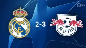 Leipzig 3-2 re legyőzte a Real Madridot