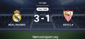 Real Madrid az Sevillát 3-1: Federico Valverde gól