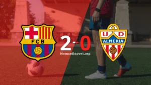 Laliga: A Barcelona 2-0 Almeria ellen
