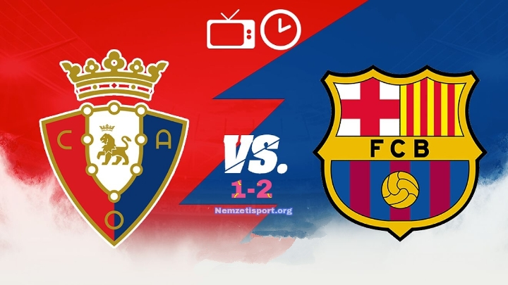 Barcelona 2-1 Osasuna ellen