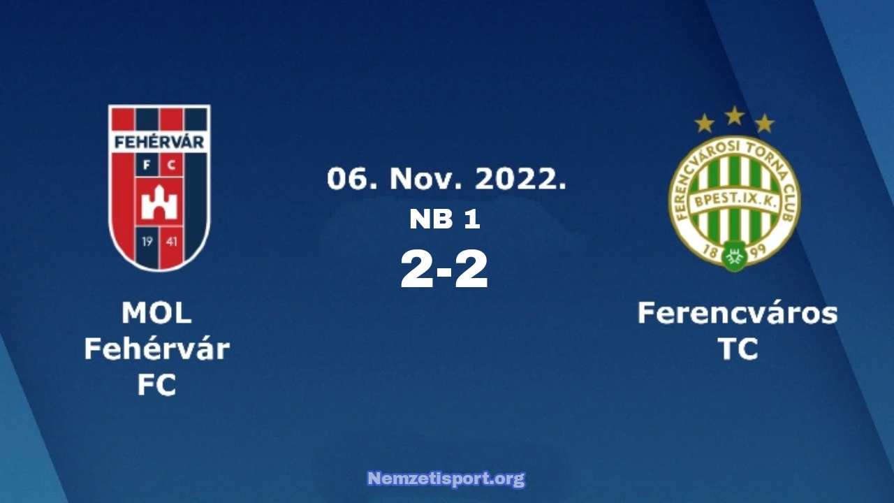 Ferencváros - Fehervár 2-2