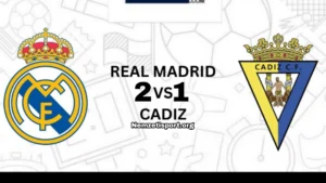 La Liga: A Real Madrid 2-1 Cádizt legyőzte