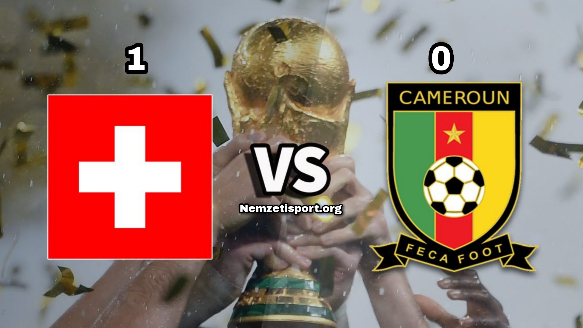 Svájc 1-0 Kamerunt legyőzte