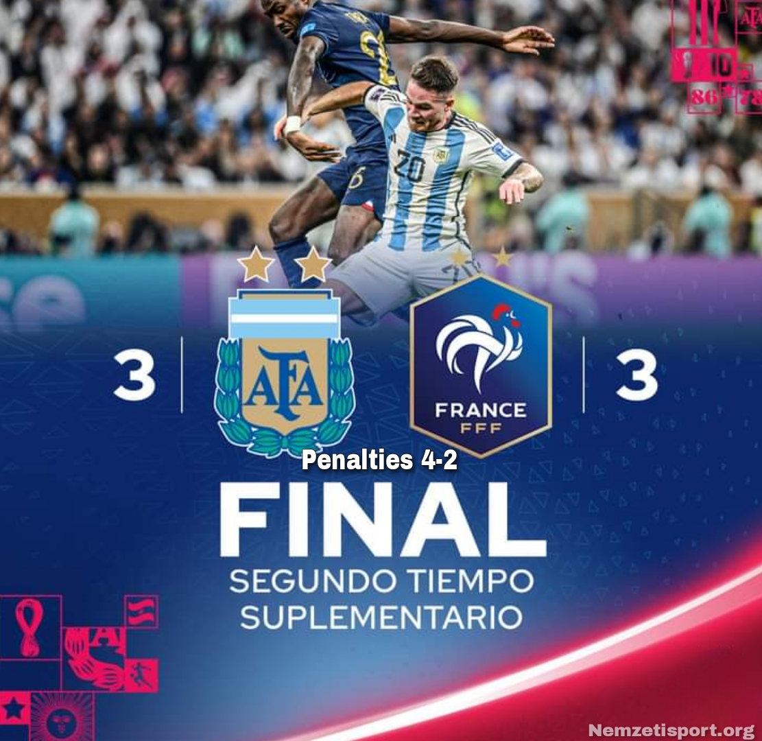Argentina France 3-3 (4-2)