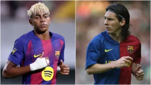 How did Lionel Messi’s debut compare?