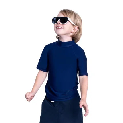 Unisex Kids Rash Guard - Short Sleeve
