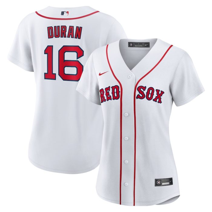 Women's Boston Red Sox Jarren Duran Nike White Replica Player Jersey - Image 1