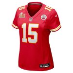 Women's Kansas City Chiefs Patrick Mahomes Nike Red Super Bowl LIX Game Jersey - Image 3